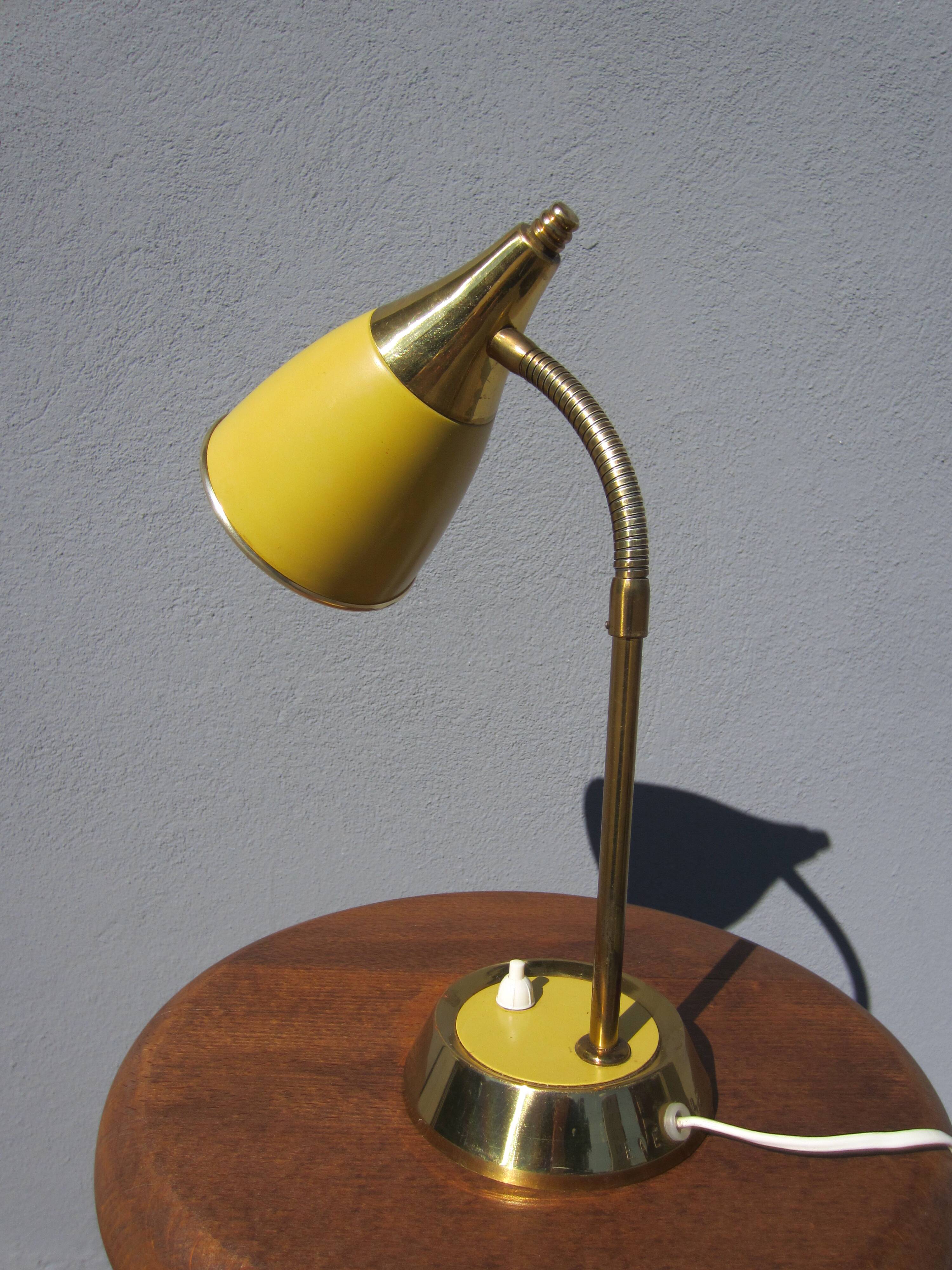 Scandinavian articulated desk lamp by Lorentzons