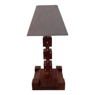 Vintage wooden lamp