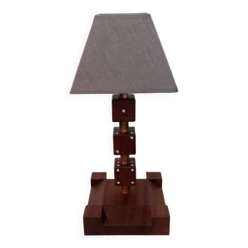 Vintage wooden lamp