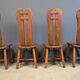 Vintage dining chairs by Depuydt, Belgium, 1960s