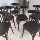Suite de 6 chaises de bistrot vintage années 1960