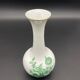 Large vase Royal Porcelain Bavaria with green flowers, 1960s.