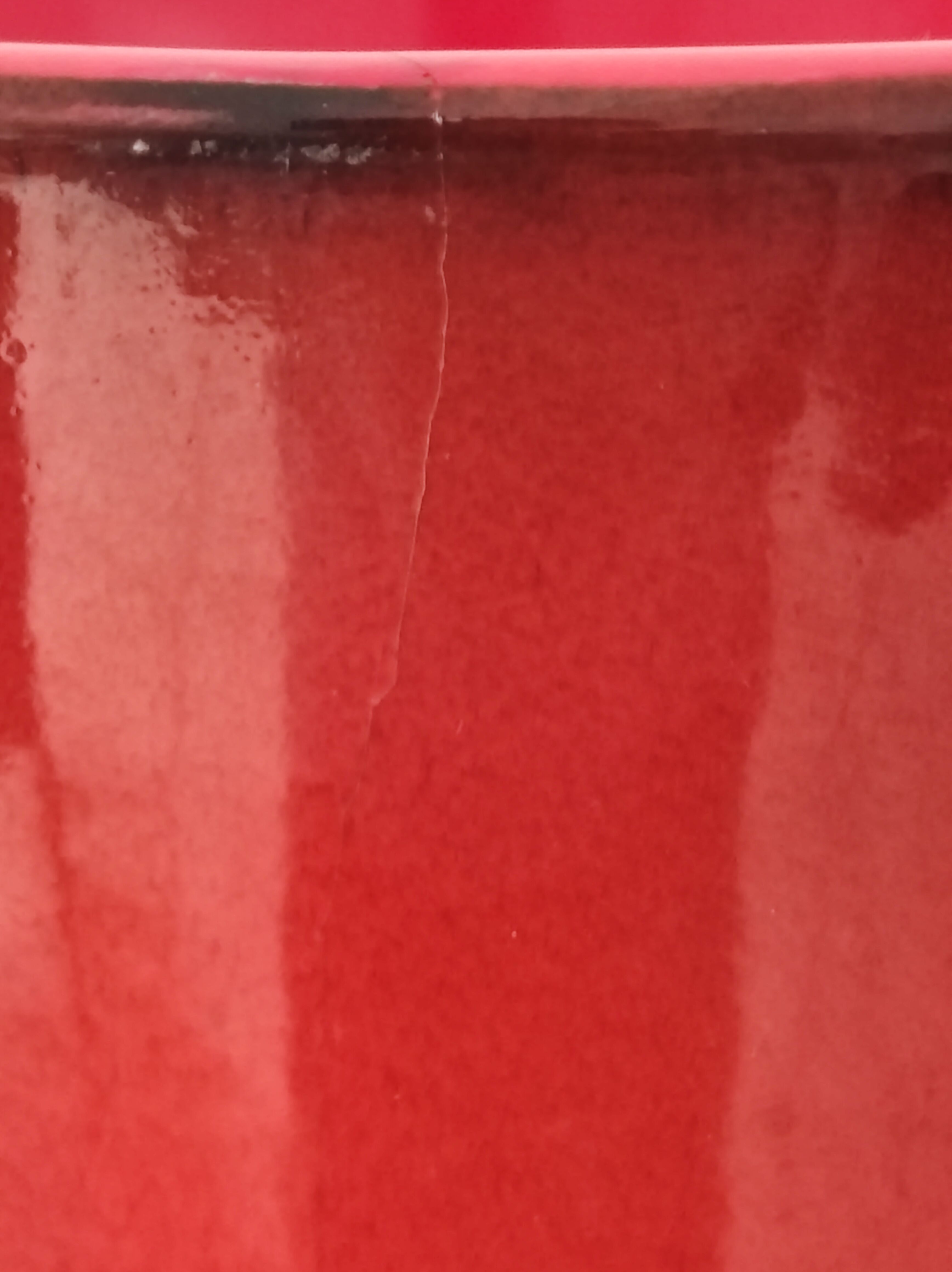 Red vase by Roger Capron circa 1960