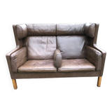 Borge Mogensen 2-seater leather sofa 2192