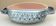 Oval enamelled ceramic dish, signed Jean Austruy, 50s/60s design