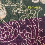Algiers silk tablecloth, early 20th century, floral motifs enhanced with gold thread, handmade
