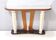 Wooden Console Table with a Mirrored Top Osvaldo Borsani style , Italy