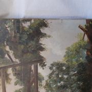 Oil on canvas from 1913 "young lady on a swing"
