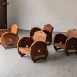 Fireside chairs, Italy, 1960's