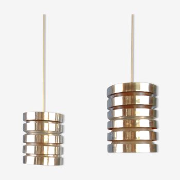 Tubular pendants by Carl Thore for Granhaga, A set of 2.