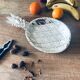 Silver pineapple dish