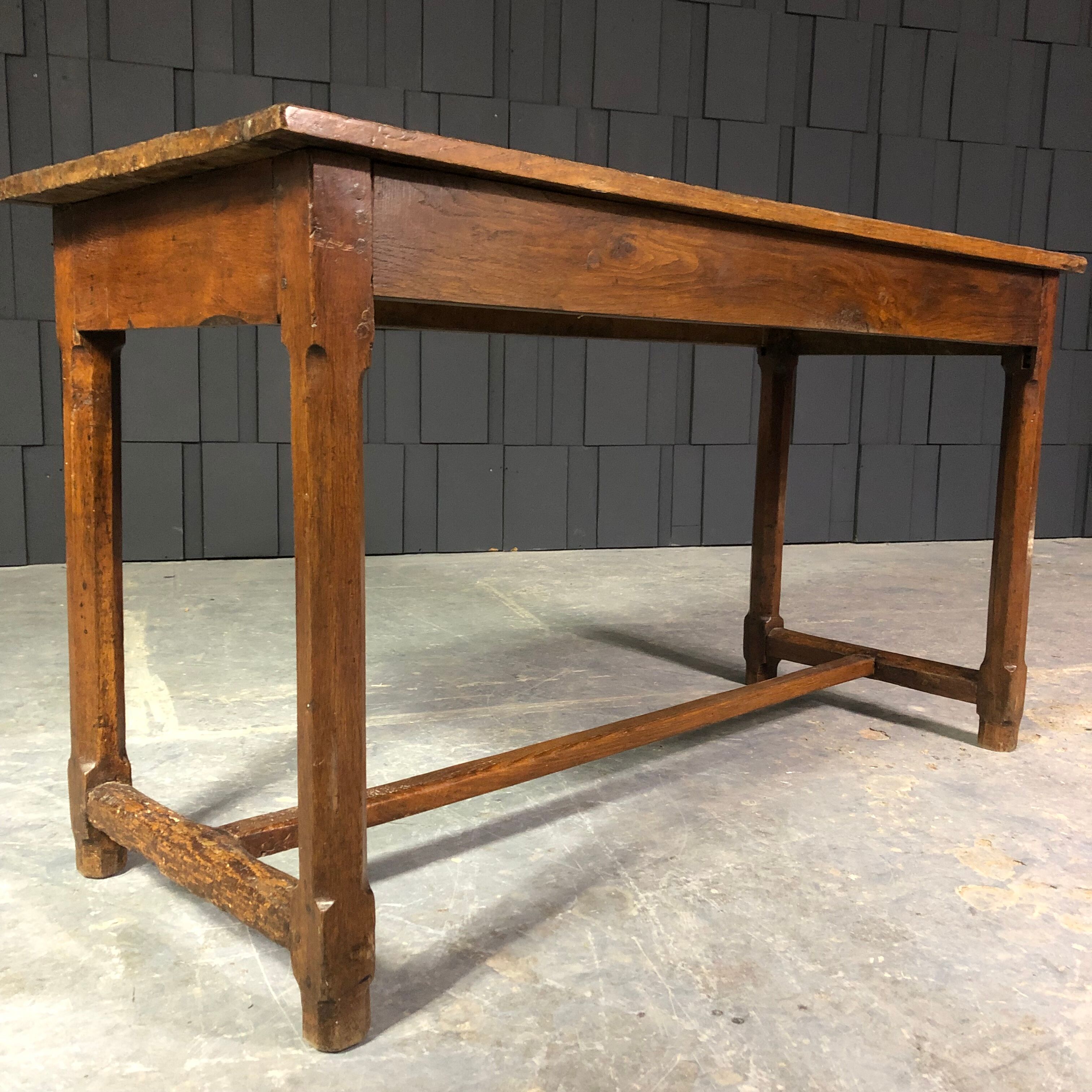 Oak farmhouse table