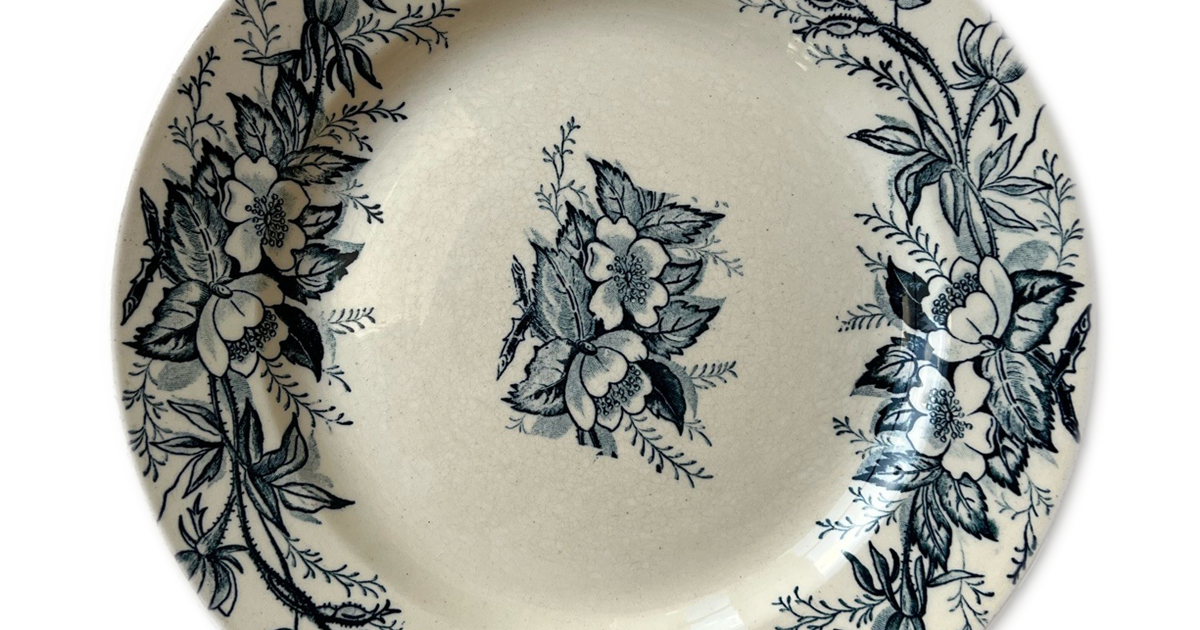 Assiette Terre de Fer HB & CIE | Selency