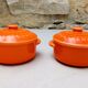 Le Creuset salt and pepper shakers