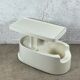 Desserte space age en plastique des années 70, design vintage made in italy
