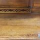 Art Nouveau buffet in carved oak with vine decoration