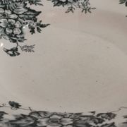 6 assiettes creuses faïence terre de fer Moulin des Loups et Hamages