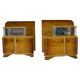1939s set of Art Deco bedside tables, Czechoslovakia