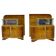 1939s set of Art Deco bedside tables, Czechoslovakia