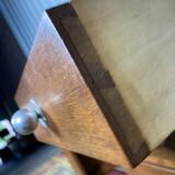 Oak caissons desk 1950