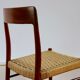 Chairs Scandinavian teak and rope 60 years
