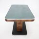 Table à manger Art Déco des années 1930 à Walnut, Tchécoslovaquie