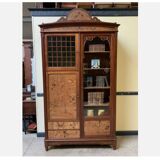 Antique Jugendstil display cabinet, Art Nouveau - Majorelle style