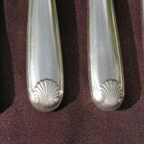 11 Christofle table knives model coquille vendôme