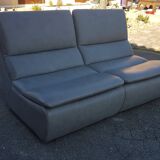 Leather easy chairs