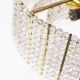 Vintage chandelier by Emil Stejnar for Rupert Nikoll Austria 1960's