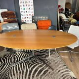 Florence Knoll Oval Desk Table for Knoll International circa 1980