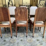Suite of 6 restored Art Deco period chairs