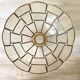 Vintage day abat to hang in mother-of-pearl and brass