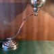 Old desk lamp, Art Deco, in chrome metal-1950