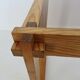 Scandinavian bedside table or side table in pine and smoked glass, 1980