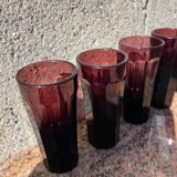 5 verres à liqueur anciens