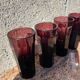 5 old liquor glasses