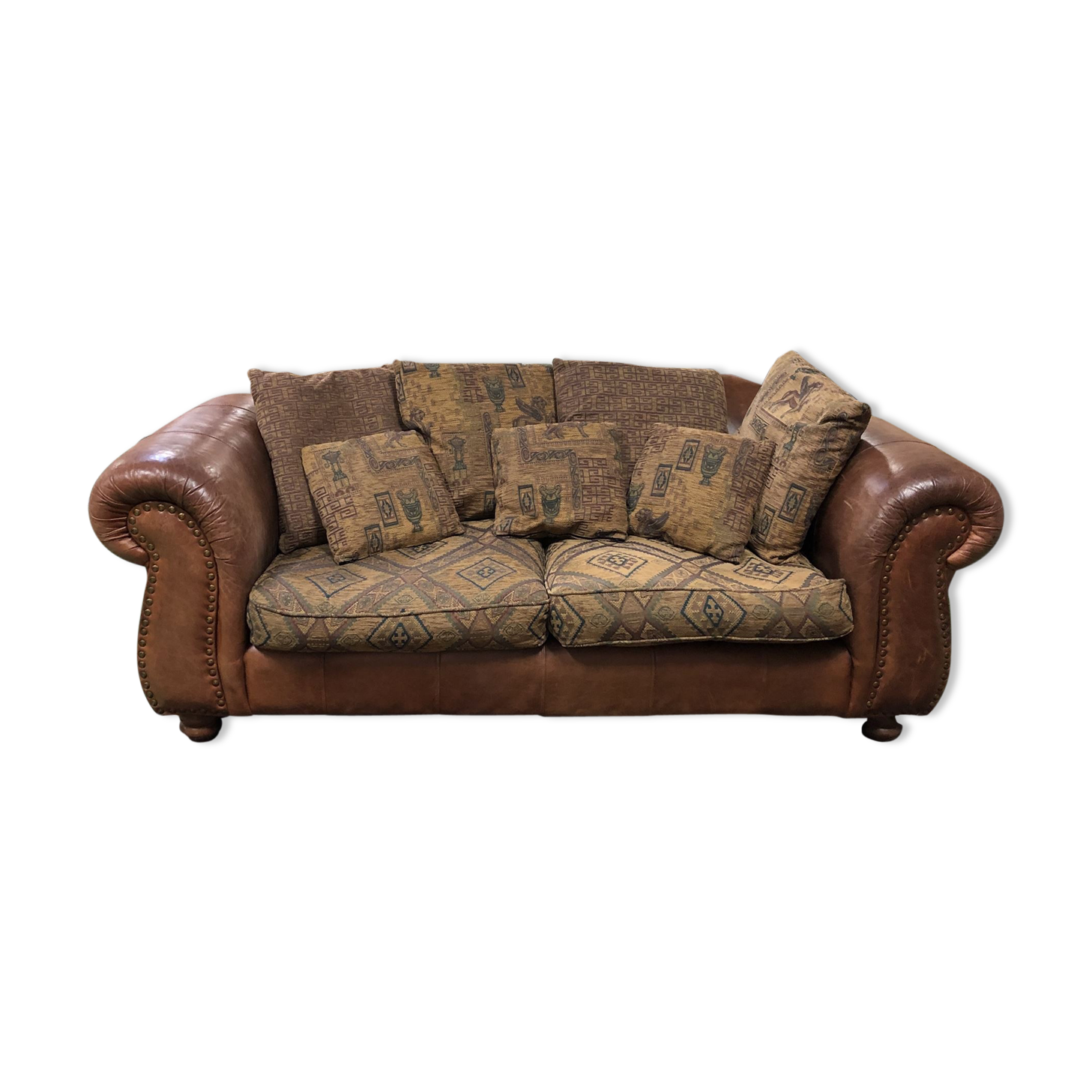 Sofa Thomas Lloyd of 1970s leather