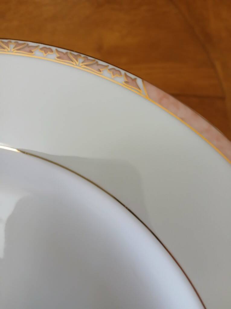 Service of 22 flat plates and 6 deep plates "Auray" - Philippe Deshoulières