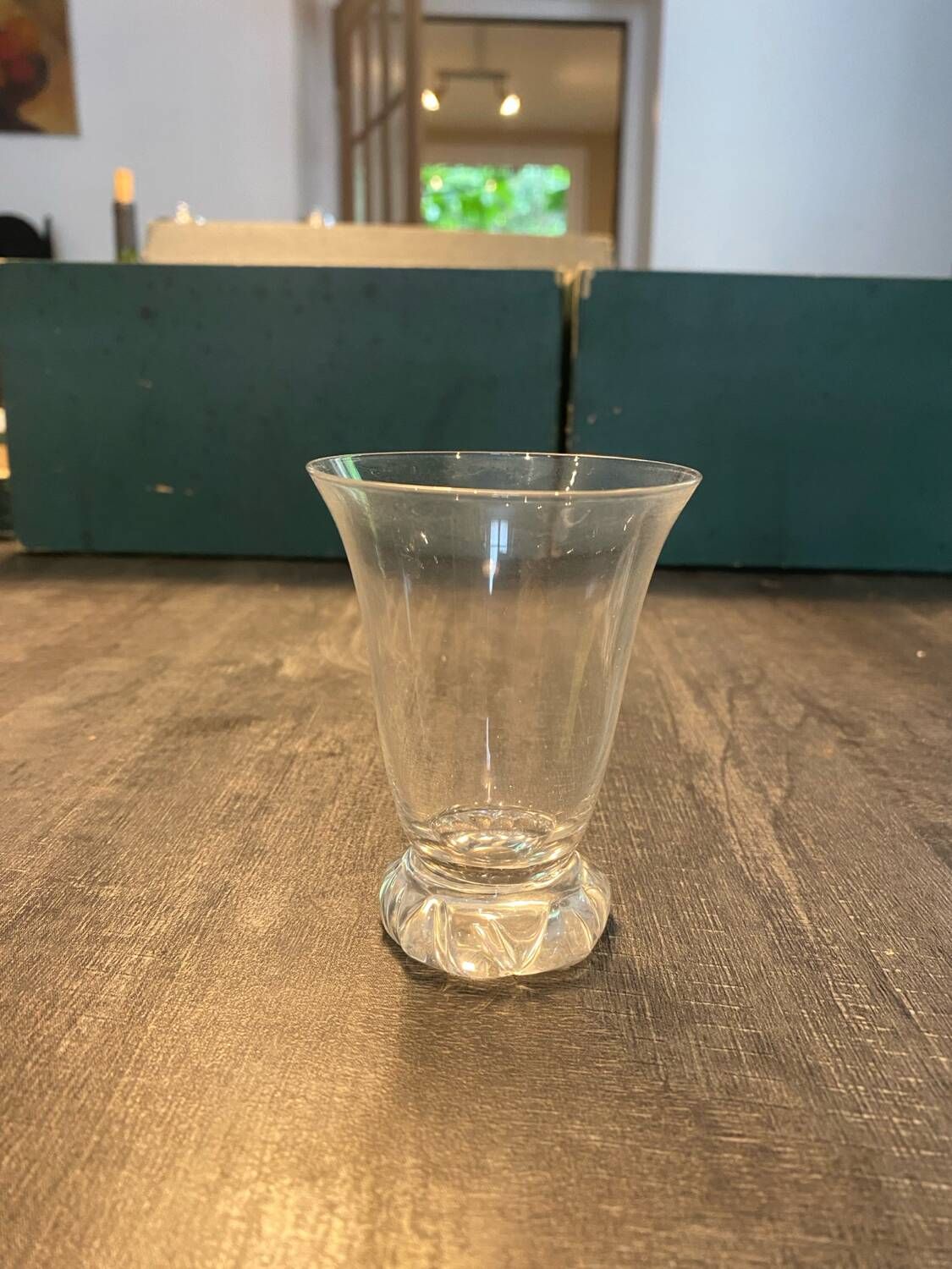 Lot of 19th century tulip crystal glasses