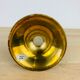 Vintage brass and plexiglass candle holder