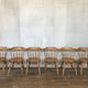 Set table and chairs pine 1950/1960