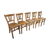 Lot de 5 chaises bistrot