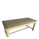 Ancienne table de ferme rénovée