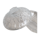 Art Deco glass bonbonnière / sugar bowl