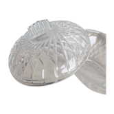 Art Deco glass bonbonnière / sugar bowl