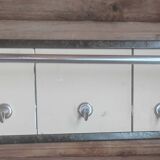 Vintage metal tea towel holder