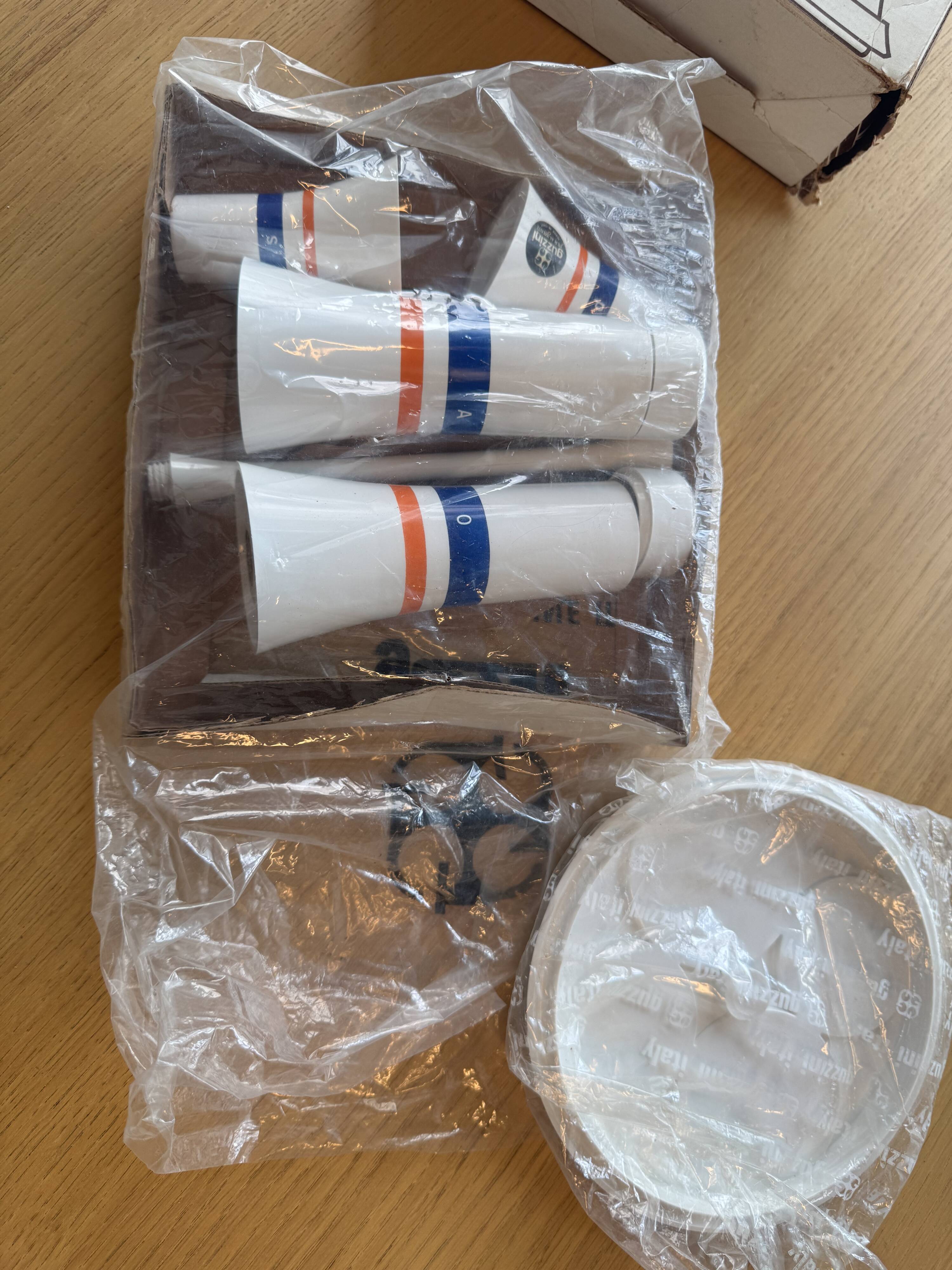 Service à condiments Guzzini “Pagoda”, Italie 1970