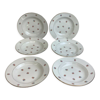 Assiettes creuses made in france Digoin