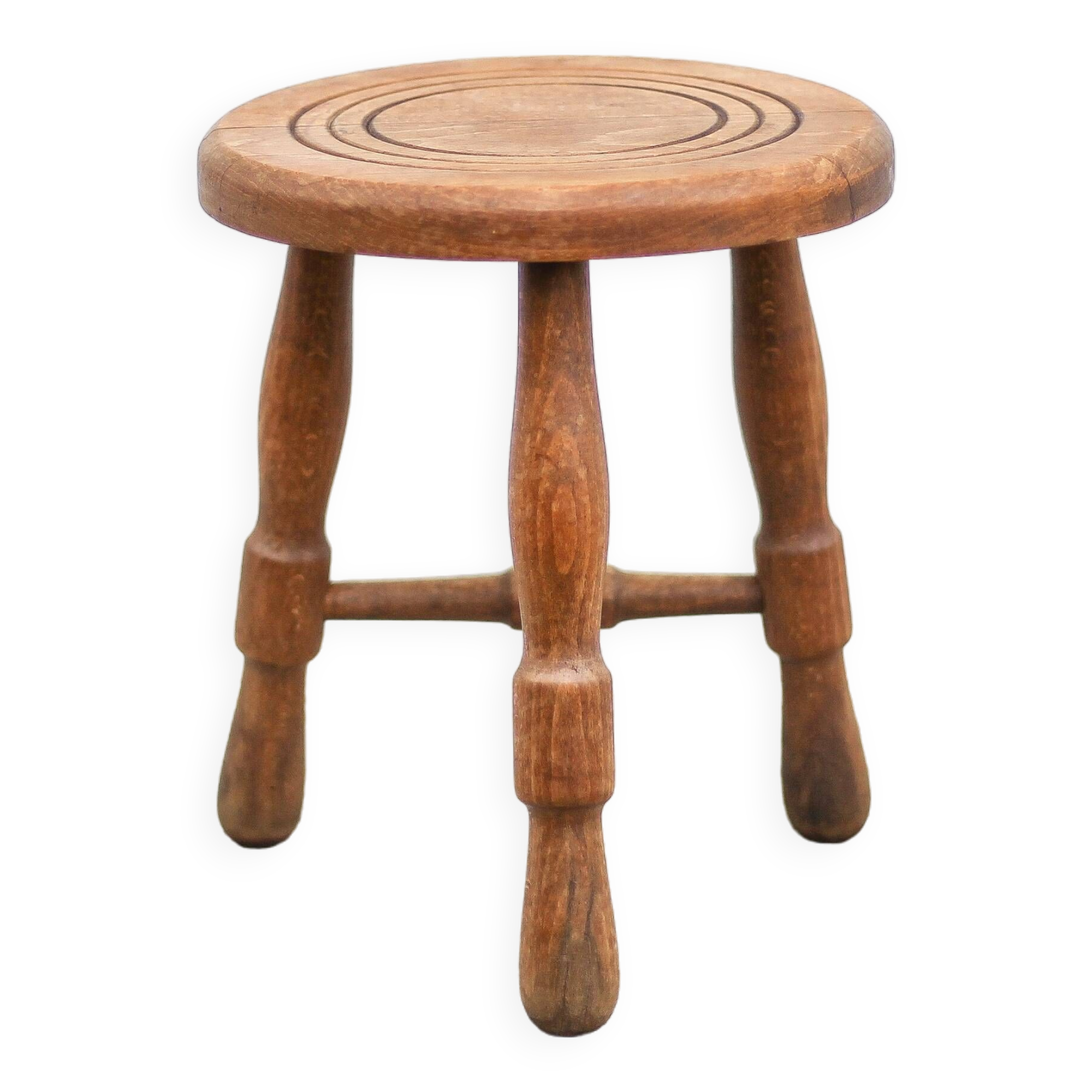 Vintage stool, wooden stool, side stool, plant holder